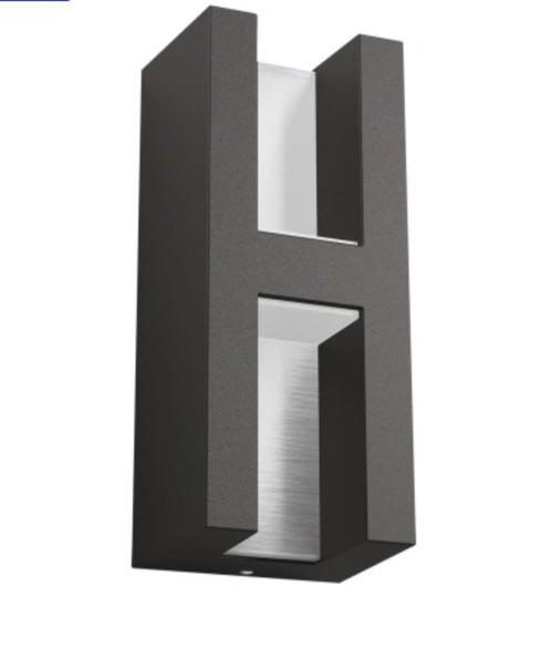 Philips wandlamp Shadow antraciet 2x4,5W 5 stuks, Huis en Inrichting, Lampen | Wandlampen, Nieuw, Kunststof, Ophalen of Verzenden