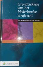 Grondtrekken van het Nederlandse strafrecht, Kronenberg en De Wilde, Zo goed als nieuw, Overige wetenschappen, Verzenden