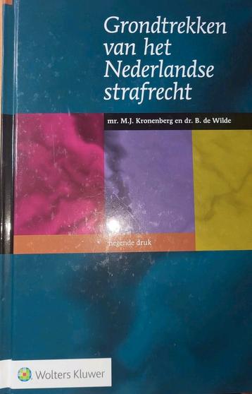 Grondtrekken van het Nederlandse strafrecht beschikbaar voor biedingen