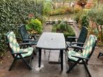 Hartman tuinset met kussens, Tuin en Terras, Tuinsets en Loungesets, Ophalen, 4 zitplaatsen, Kunststof, Gebruikt