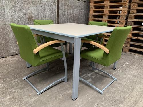 Vepa kantoortafel / vergadertafel / spreektafel - vierkant, Huis en Inrichting, Bureaus, Gebruikt, Ophalen of Verzenden
