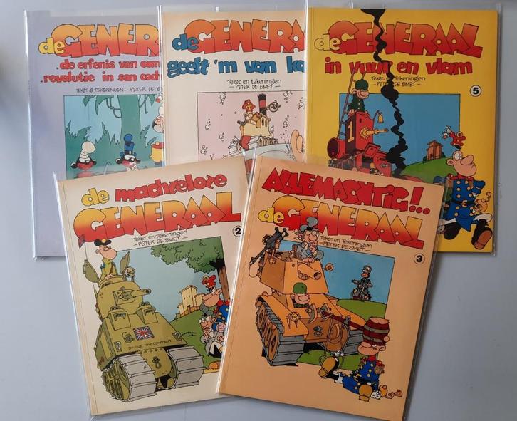 De generaal... 1e druk set 9x soft cover, Boeken, Stripboeken, Zo goed als nieuw, Meerdere stripboeken, Ophalen of Verzenden