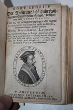 Kort Begriip der Institutie + Leven en sterven Calvinus 1739, Ophalen of Verzenden