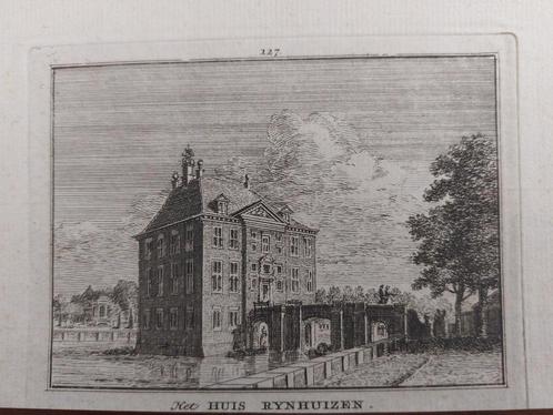 127 / Het huis Rynhuizen - Rijnhuizen te Jutfaas Nieuwegein, Antiek en Kunst, Kunst | Etsen en Gravures, Ophalen of Verzenden