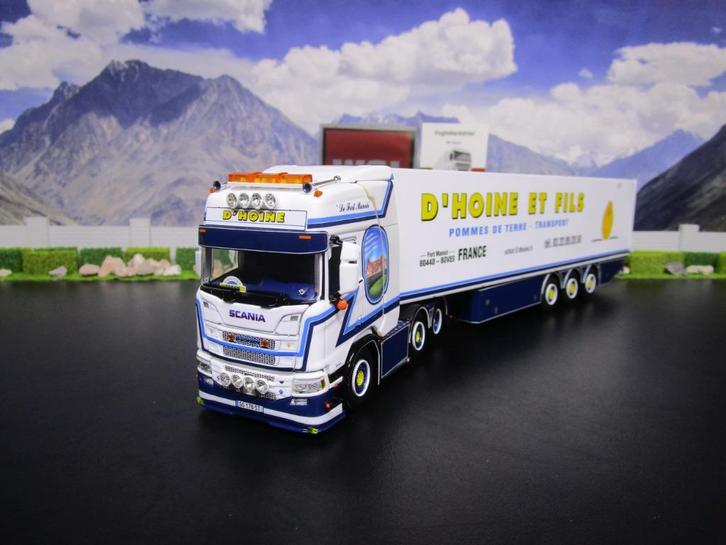 Wsi 01-4843 D. Hoine , Scania R Highline CR20H, Hobby en Vrije tijd, Modelauto's | 1:50, Nieuw, Bus of Vrachtwagen, Wsi, Ophalen