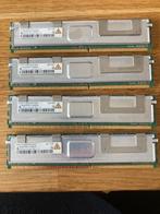 8GB  (4x2) QIMONDA  PC2-5300F ECC DDR2 geheugen-667, Gebruikt, Server, 8 GB, Ophalen of Verzenden