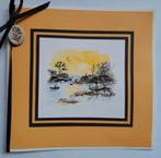 Afbeelding geachilderd met aquarel verf, Ophalen of Verzenden, Zo goed als nieuw, Overige thema's