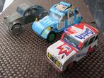 3 blikken auto's  2 x Citróen 18 cm lang 1x Renault 4 14 cm, Ophalen of Verzenden, Nieuw, Auto, Overige merken