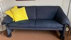 Leolux bank, opnieuw bekleed met blauwe wol, Huis en Inrichting, Banken | Bankstellen, Gebruikt, Driepersoons, 75 tot 100 cm, Ophalen of Verzenden
