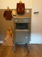 Ziekenhuis nachtkastje vintage, Ophalen, Gebruikt, Minder dan 45 cm, Metaal of Aluminium