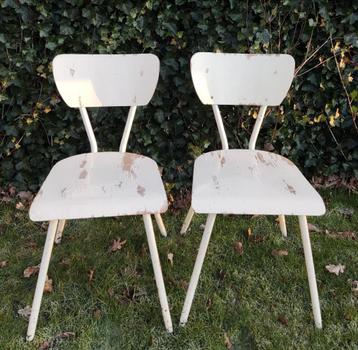 Vintage stoeltjes uit de jaren 50/60
