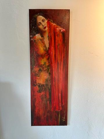 Schilderij Red - Wendy Winsser - 2000 beschikbaar voor biedingen