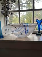 Hele grote Kosta Boda schaal, Huis en Inrichting, Woonaccessoires | Vazen, Wit, Ophalen of Verzenden, Minder dan 50 cm, Glas