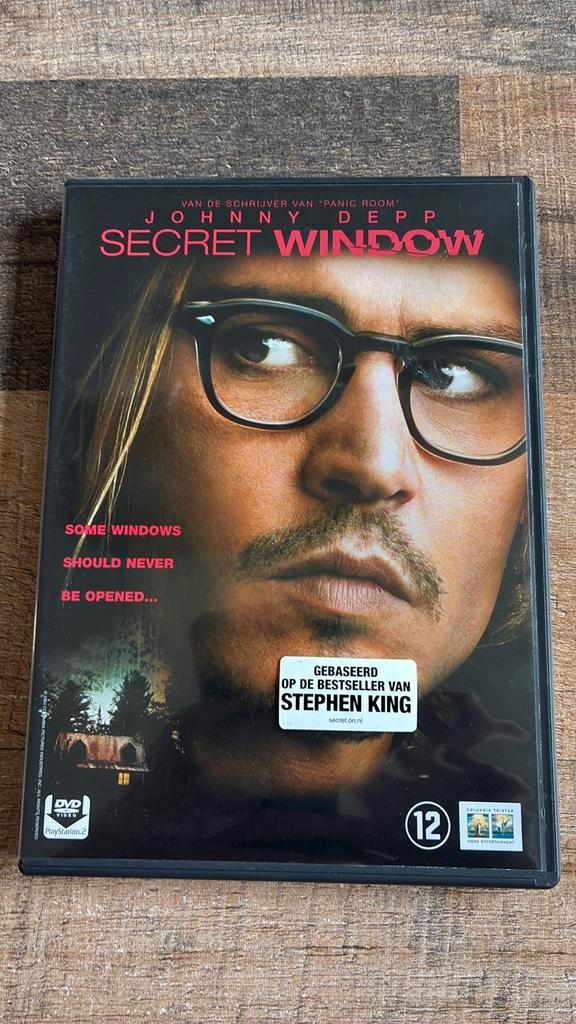 Secret Window DVD - Johnny Depp, Cd's en Dvd's, Dvd's | Drama, Zo goed als nieuw, Drama, Vanaf 12 jaar, Ophalen of Verzenden