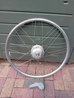voorwiel met motor Sparta Ion. Komt uit schadefiets. Werking, Fietsen en Brommers, Fietsonderdelen, Ophalen of Verzenden, Gebruikt
