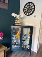 Ikea FABRIKÖR Vitrinekast zwartblauw 81x113 cm groot blauw, Ophalen, Zo goed als nieuw, 25 tot 50 cm, 50 tot 100 cm