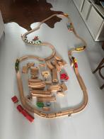 Houten treinbaan brio & ikea incl mand, Kinderen en Baby's, Speelgoed | Houten speelgoed, Ophalen, Gebruikt, Overige typen