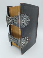 Bijbel met zilveren sloten, S.T. Reitsma, Sneek, ca. 1850, Antiek en Kunst, Verzenden, Bijbel