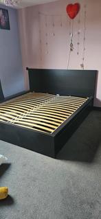 Tweepersoonsbed - Zo goed als nieuw, Ophalen, Zwart, Tweepersoons, Zo goed als nieuw