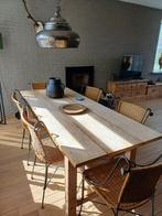 Mooie Antieke tafel met stoelen, Ophalen