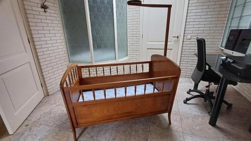 Vintage Eikenhouten Ledikant Jaren 60, Kinderen en Baby's, Babywiegjes en Ledikanten, Gebruikt, Ledikant, Ophalen