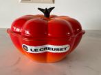 Le creuset 22 cm pompoen, oranjerood, nieuw, 2 liter, Gietijzer, Nieuw, Ophalen of Verzenden, Keramische plaat