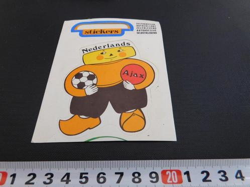 sticker voetbal Nederlands AJAX, Verzamelen, Stickers, Zo goed als nieuw, Bedrijf of Vereniging, Ophalen