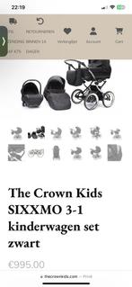 Compleet The Crown Kids kinderwagen retro style, Overige merken, Gebruikt, Met autostoeltje, Ophalen of Verzenden