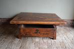 Prachtige antieke eiken houten betaaltafel., Antiek en Kunst, Verzenden