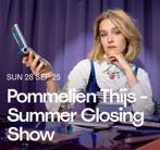 Ticket Pommelien Thijs summer closing show 28 september AB, Tickets en Kaartjes, Concerten | Nederlandstalig, Eén persoon, September