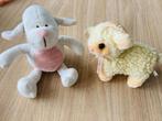 2 knuffel schaapjes, Ophalen of Verzenden, Zo goed als nieuw, Overige typen