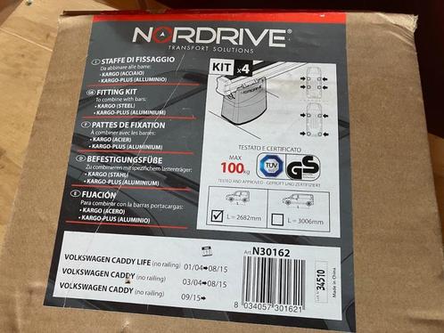 Nordrive dakdragers VW Caddy, Auto diversen, Dakdragers, Zo goed als nieuw, Ophalen of Verzenden