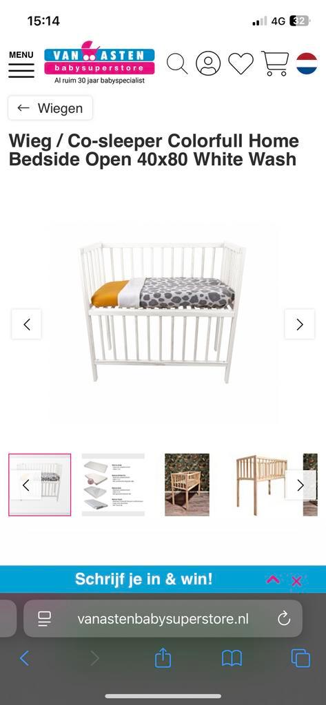 Cosleeper 40x80, Kinderen en Baby's, Babywiegjes en Ledikanten, Ophalen