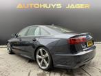 Audi A6 Limousine 1.8 TFSI ultra S line Edition, Gebruikt, Blauw, Leder en Stof, Bedrijf