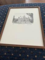 Kasteel Heeswijk. Lithografie 8/50 stuks, Antiek en Kunst, Ophalen of Verzenden