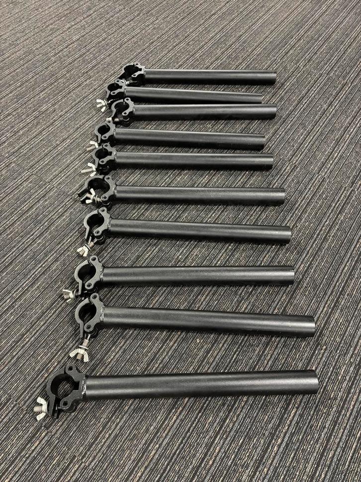 10x Truss Outrigger 50cm Zwart, Muziek en Instrumenten, Licht en Laser, Zo goed als nieuw, Overige typen, Ophalen of Verzenden