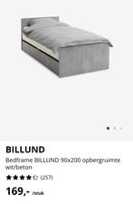 Billund Bed JYSK, Huis en Inrichting, Slaapkamer | Bedden, Ophalen, 90 cm, Eenpersoons, Zo goed als nieuw