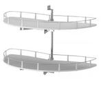 UTRUSTA inrichting onderhoekkast, uittrekb, 128 cm, Ophalen, Zo goed als nieuw, Wit