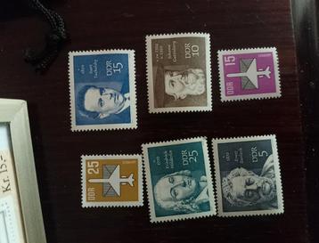DDR Postzegels - Set van 6 beschikbaar voor biedingen