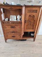 Prachtige Antieke Kast - Uniek Stuk!, Ophalen, Gebruikt, 25 tot 50 cm, Eikenhout