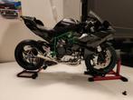 1/6 kawasaki ninja h2r met licht en geluid, Ophalen of Verzenden, Zo goed als nieuw, 1:5 t/m 1:8, Motor