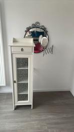 Badkamerkast en 2 spiegels IKEA, Huis en Inrichting, Badkamer | Badkamermeubels, Ophalen, (Half)hoge kast, Minder dan 50 cm, Gebruikt