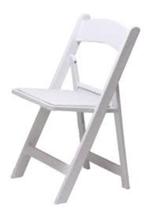 wedding klapstoelen, Ophalen, Zo goed als nieuw
