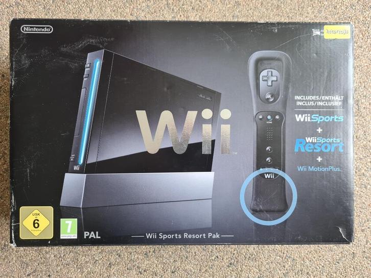 WII SPORTS WII SPORTS RESORT pack, Spelcomputers en Games, Spelcomputers | Nintendo Wii, Gebruikt, Met 1 controller, Met games