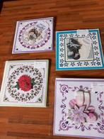 Setje van 10 zelfgemaakte kerstkaarten, Ophalen of Verzenden, Zo goed als nieuw, Kerst