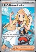 LILLIE'S DETERMINATION 169/132 - MEGA EVOLUTION, Hobby en Vrije tijd, Ophalen of Verzenden, Nieuw, Losse kaart, Foil