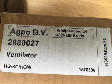 Nieuwe AGPO Ferolli HMC Ventilator beschikbaar voor biedingen