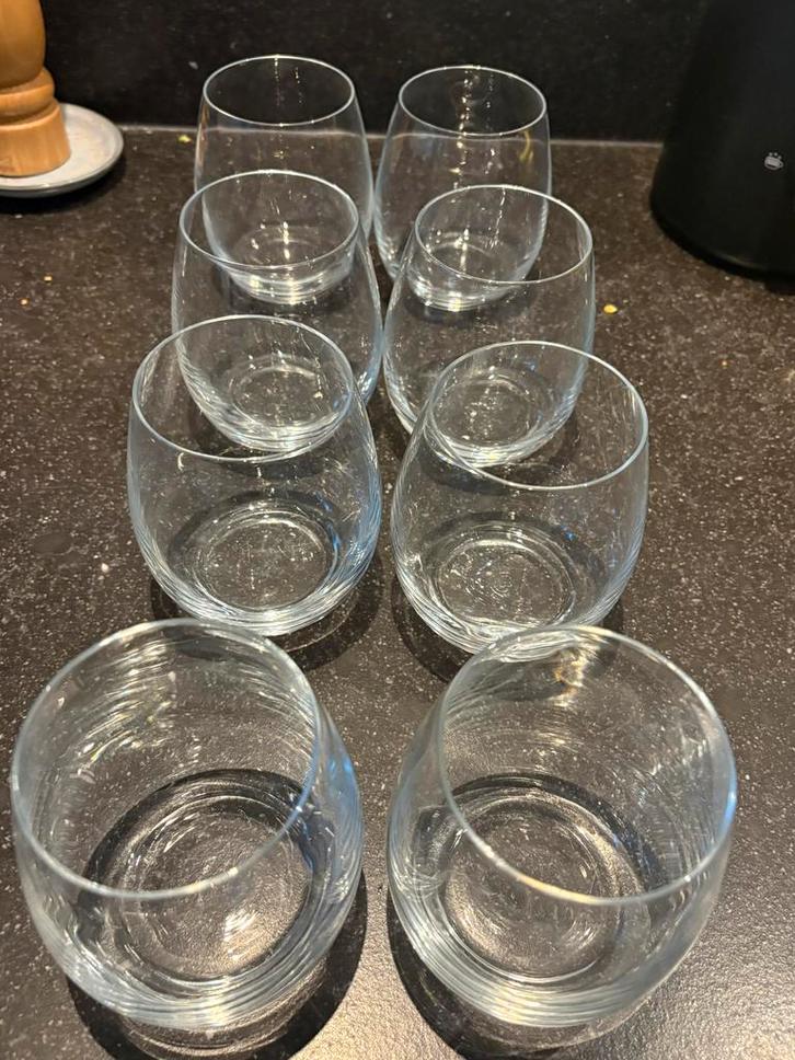 Kristallen Waterglazen Set, Verzamelen, Glas en Borrelglaasjes, Zo goed als nieuw, Waterglas, Ophalen