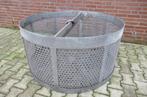 Stalen mand 120cm doorsnee, 60 cm hoog. vintage industrieel, Ophalen