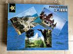 Puzzelbox met 3 puzzels, Ophalen of Verzenden, 500 t/m 1500 stukjes, Gebruikt, Legpuzzel
